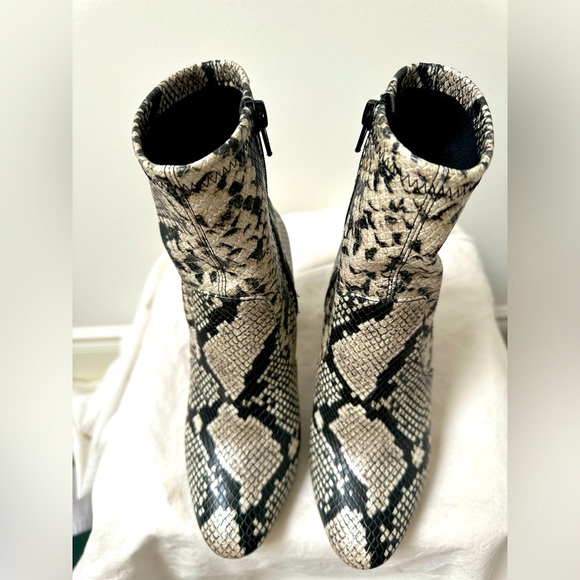 Aldo Snake Print Ankle Boot - Picture 3 of 5